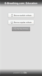 Mobile Screenshot of e-breathing.com